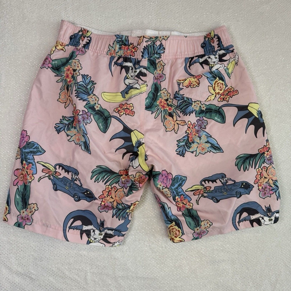 Batman & Robin Surf Men's Medium‎ Swim Trunks Board Shorts All Over Print AOP DC - Picture 2 of 13